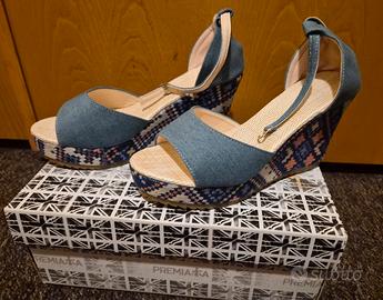 SANDALI DONNA ZEPPA FANTASIA ETNICA TG. 42
