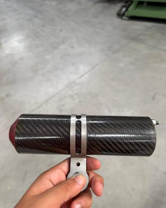Terminale Marmitta DBR in Carbonio  x HM Vent AM6