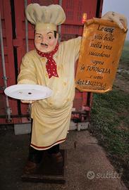 CUOCO VINTAGE, manichino, pupazzo, figura