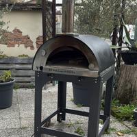 Forno ibrido legna gas per pizza