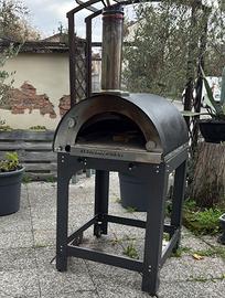 Forno ibrido legna gas per pizza