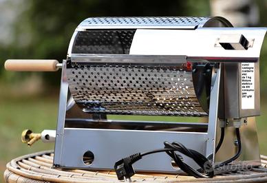 Cuoci Castagne a Gas Con Rotazione Elettrica