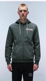 Felpa Napapijri uomo nuova  full zip taglia S