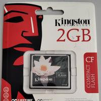 Compact Flash 2 GB Kingston nuova