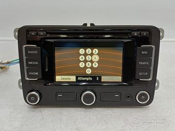 Autoradio multimedia gps navigatore lettore cd vw