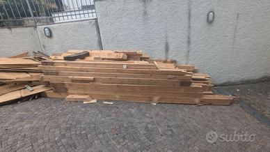 Legna da recupero – Travi di tetto smantellato