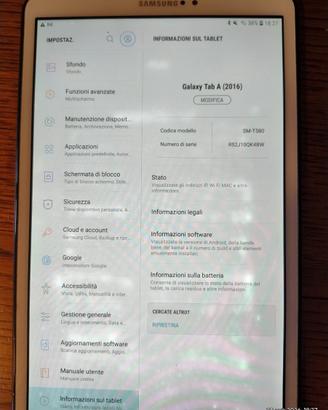 Tablet Samsung Galaxy Tab A