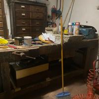 Tavolo da falegname vintage