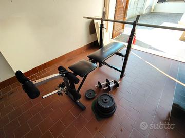 Panca Pesi Multifunzione Regolabile