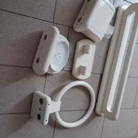 oggettistica  bagno legno bianco