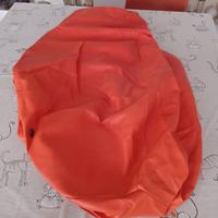 Lolita poltrona sacco il ecopelle arancione