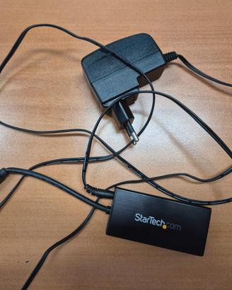 Adattatore multiporta Startech.com 3usb+1 ethernet