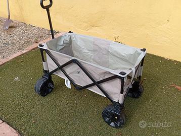 Carrello trolley pieghevole campeggio NUOVO