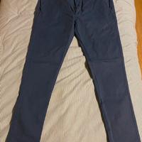 Pantaloni uomo cotone blu 54
