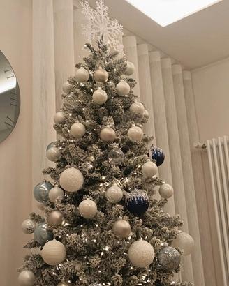 Albero innevato 210 completo 