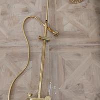 rubinetteria doccia oro