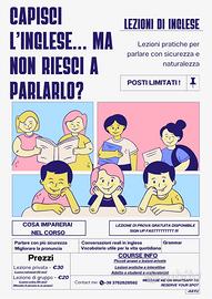 Lezioni di inglese conversazione - Roma / online