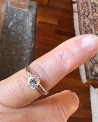 Anello diamante solitario 1,55