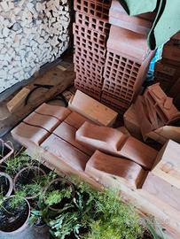 TRAVI IN LARICE con estremità sagomate