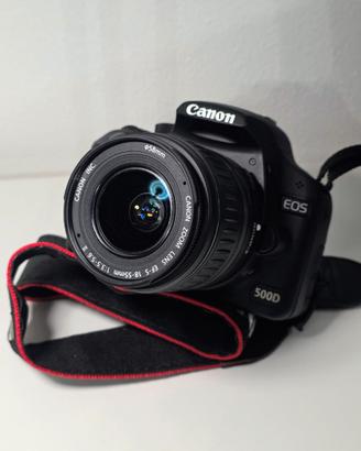 Canon - EOS 500D con obiettivo 18-55