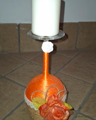 Portacandele realizzati con calici 
