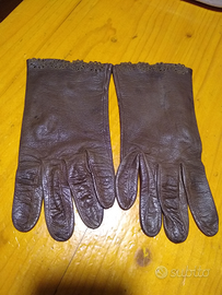 Guanti pelle vintage