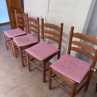 Sedie paglia per cucina