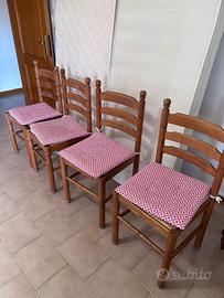 Sedie paglia per cucina