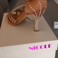 Scarpe da ballo 38 tacco 9 Nicole