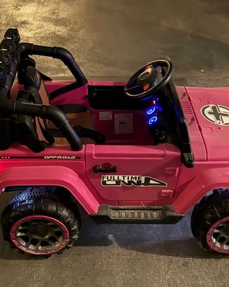 Jeep Elettrica Rosa per Bambine