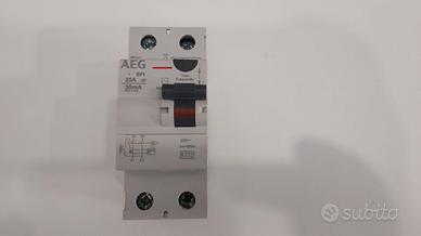 INTERRUTTORE DIFFERENZIALE PURO 25A AEG