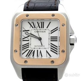 Cartier Santos 100 XL ref. 2656 Acc/Oro Automatic
