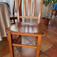 sedie in legno massello modello silvana