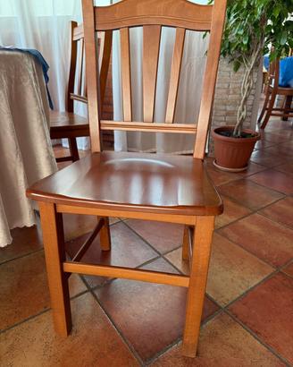 sedie in legno massello modello silvana