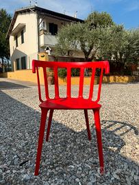 Sedie IKEA rossa in plastica (2)