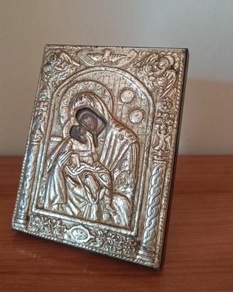 Icona in Argento XVIII secolo (riproduzione)