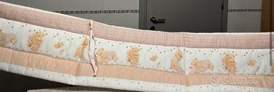 Paracolpi e piumino lettino