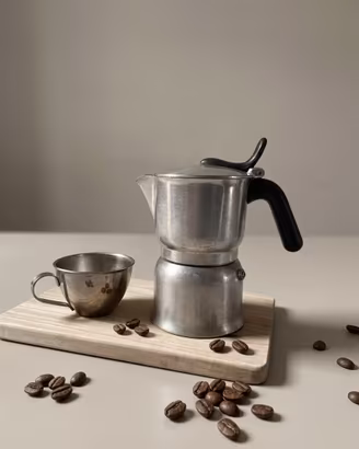 Caffettiera vintage Lagostina Vesuvia alluminio