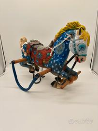 Cavallo a dondolo gioco giostra giocattolo