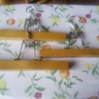 Grucce in legno per pantaloni o gonne vintage