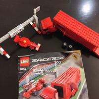 SET LEGO 8153 TEAM FERRARI RACERS Completo + istru