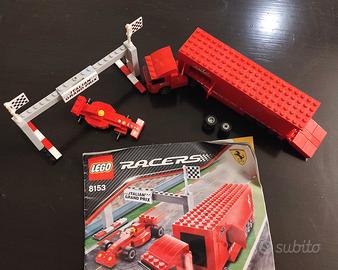 SET LEGO 8153 TEAM FERRARI RACERS Completo + istru