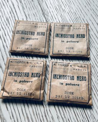 4 Bustine vintage di inchiostro prezzo cadauno