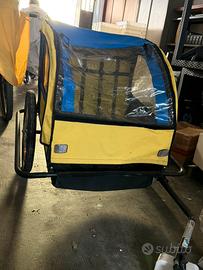Carrello rimorchio per bambini bici
