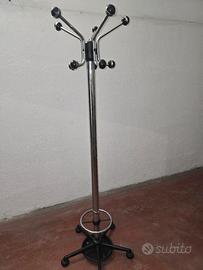 Appendiabiti piantana in ferro e acciaio anni 50 D