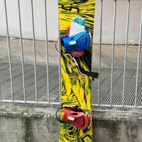 libtech skate banana 154 + attacchi ride