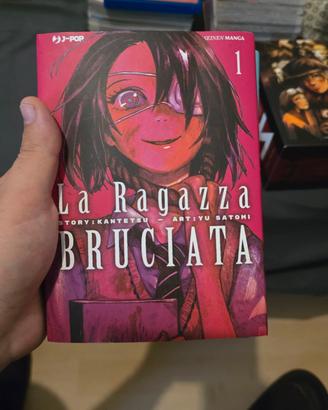 La ragazza bruciata Manga 1-4