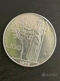 2 monete da lire 100 anno 1979