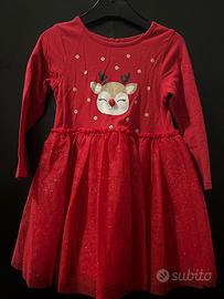 Vestito rosso natale on sale bambina