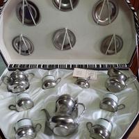 Servizio da caffè in peltro 95% Made in Italy